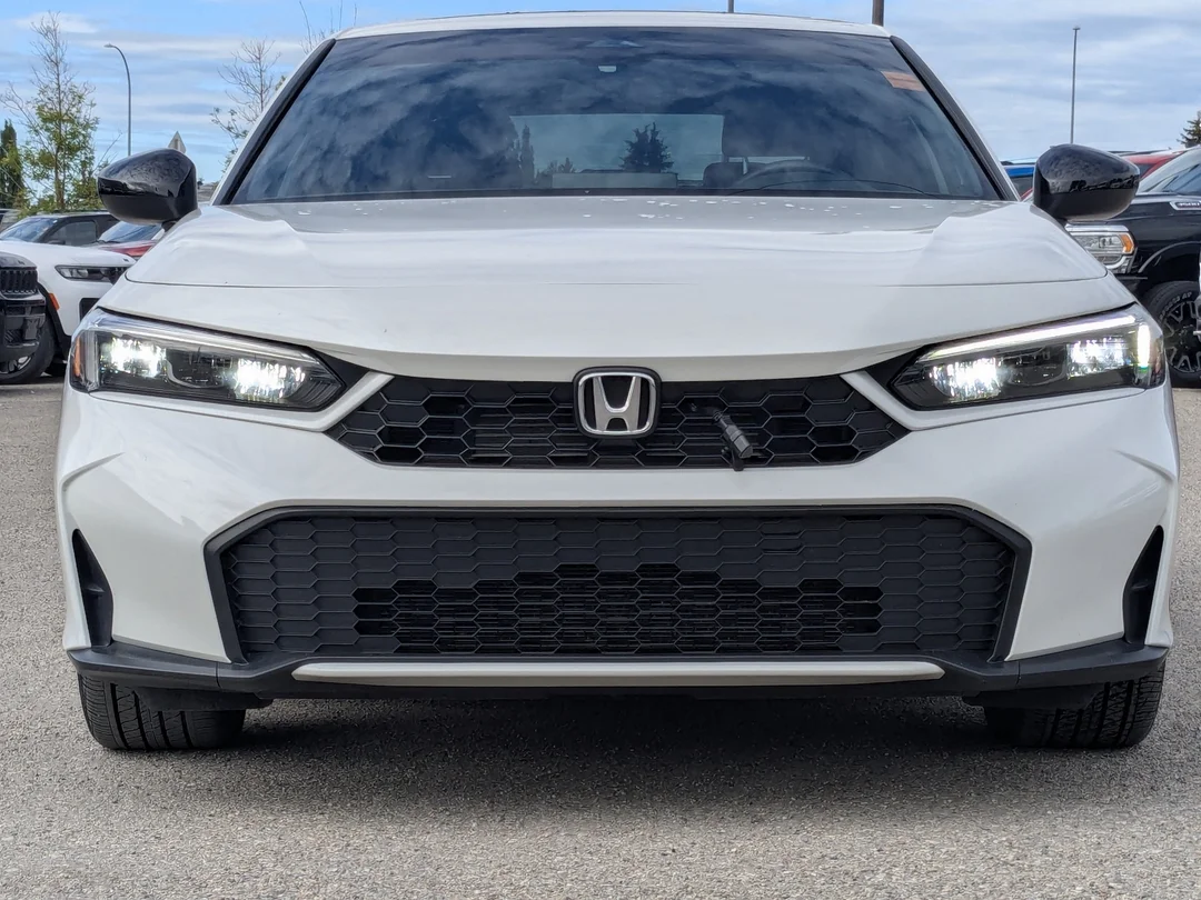 Certified Used 2025 White Honda Sport - - FWD - Honda Sensing Suite - Heated Seats - 9 Touchscreen - Wireless CarPlay & More! image 3