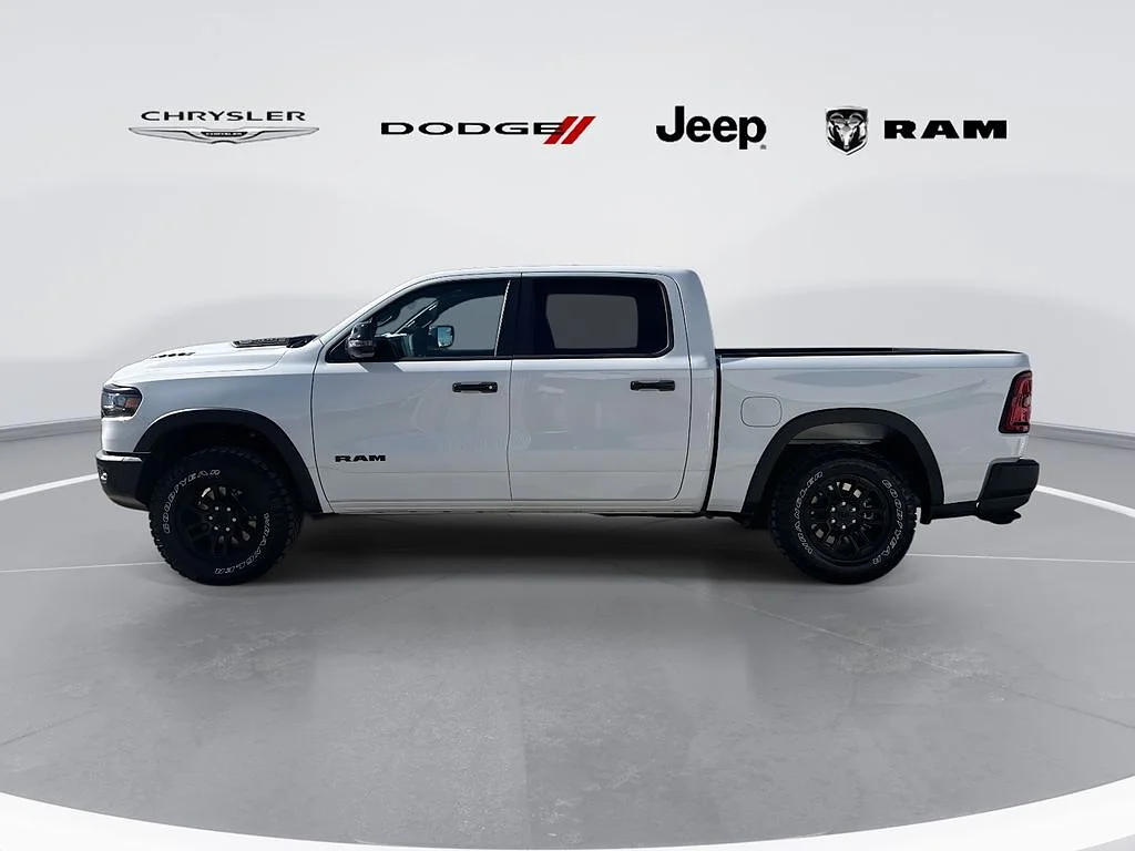 New 2026 Bright White Clear Coat RAM Rebel Crew Cab 4x4 5