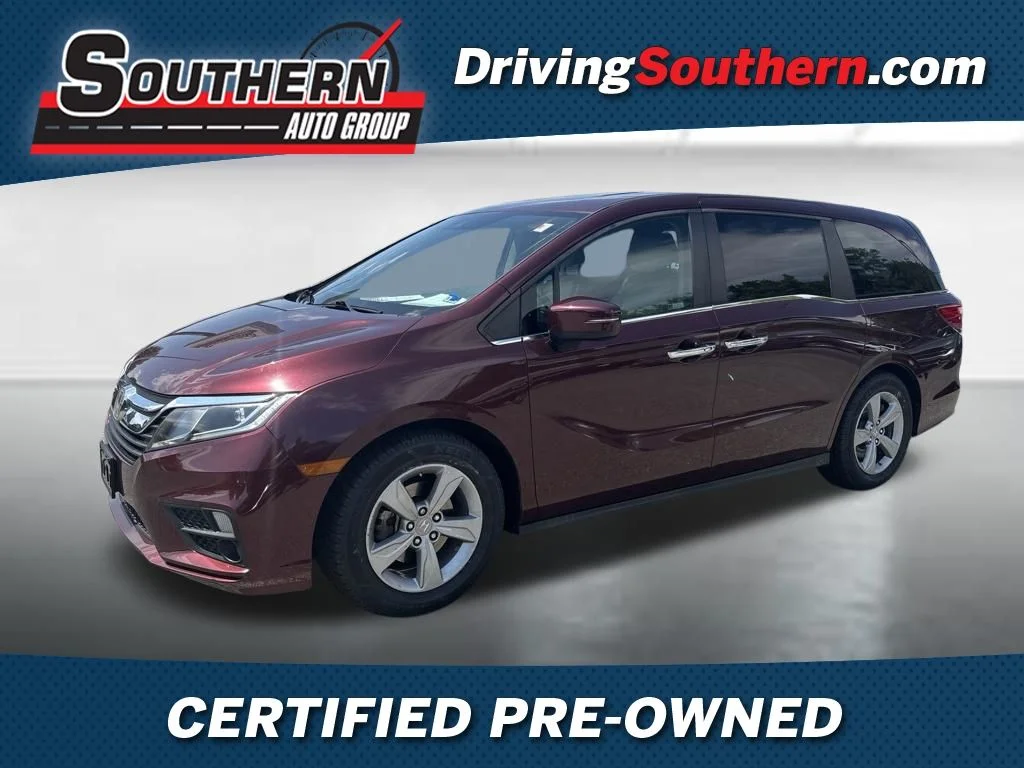 Certified Used 2019 Deep Scarlet Pearl Honda EX-L image 1