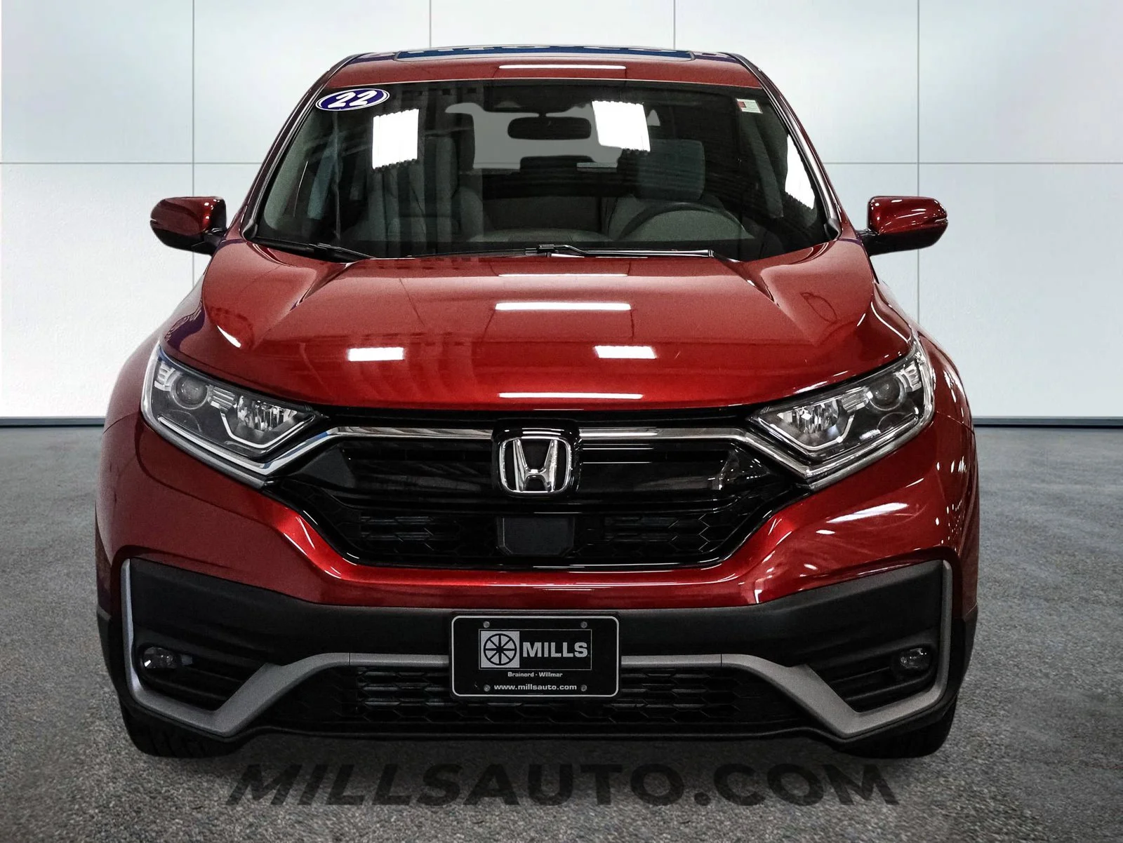 Certified Used 2022 Radiant Red Metallic Honda AWD EX image 12