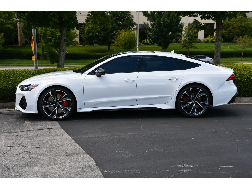 Used 2021 Glacier White Metallic Audi 4.0T (Tiptronic) image 7