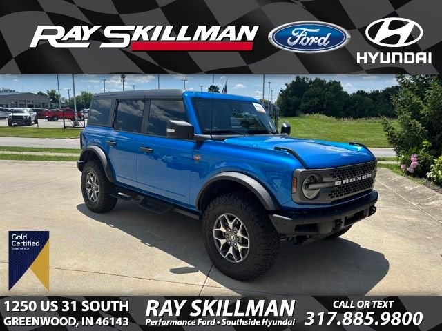 Used 2024 Blue Ford Badlands image 1