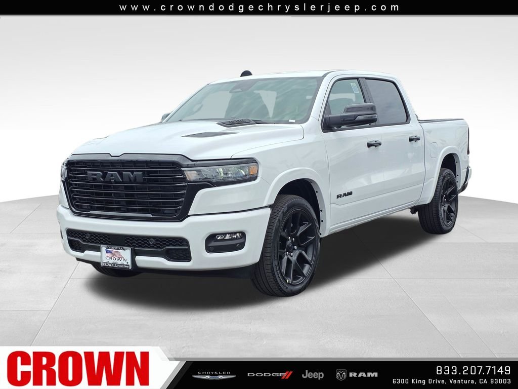 New 2026 Bright White Clear-Coat Exterior Paint RAM Laramie image 1
