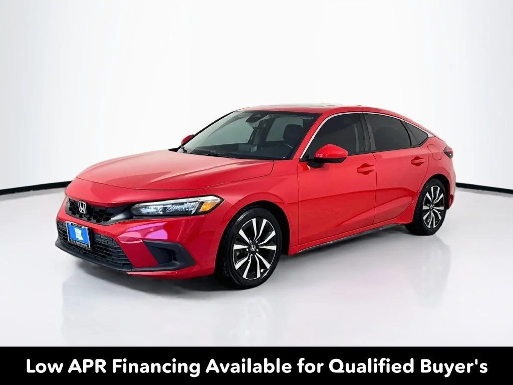 Certified Used 2022 Rallye Red Honda EX-L image 3