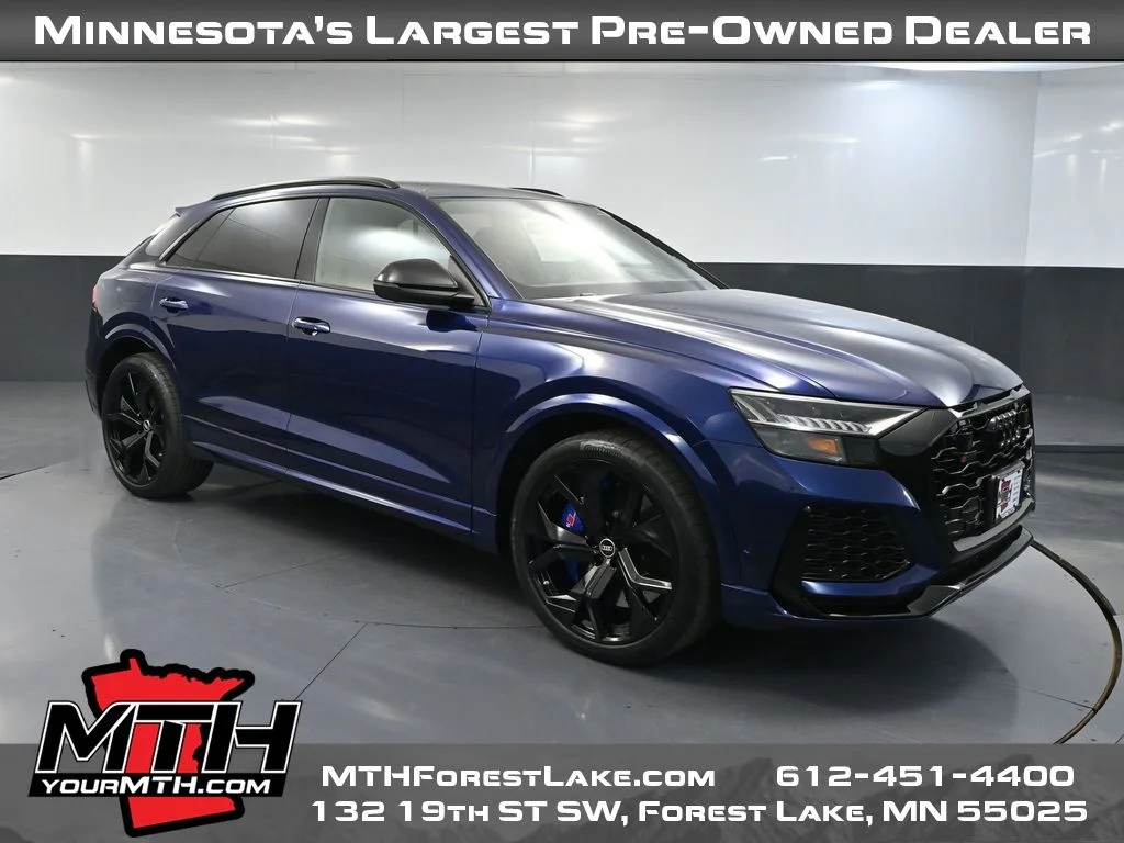 Used 2021 Blue Audi 4.0T image 1