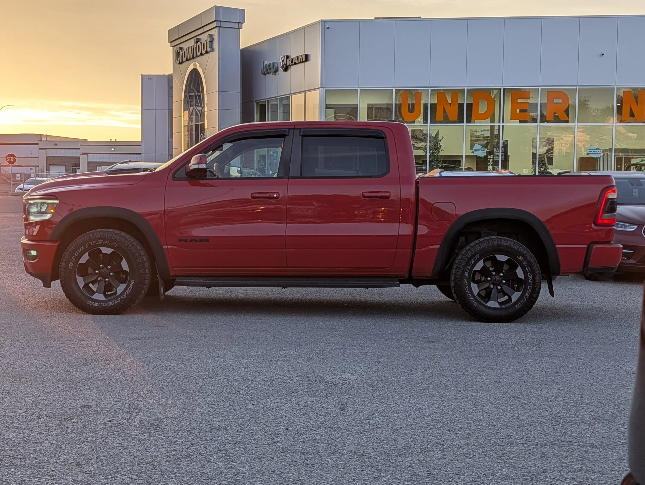 Used 2019 Red RAM Sport - Leather - Level II - Dual Pane Sunroo - Sport 4x4 Crew Cab 57 Box image 5