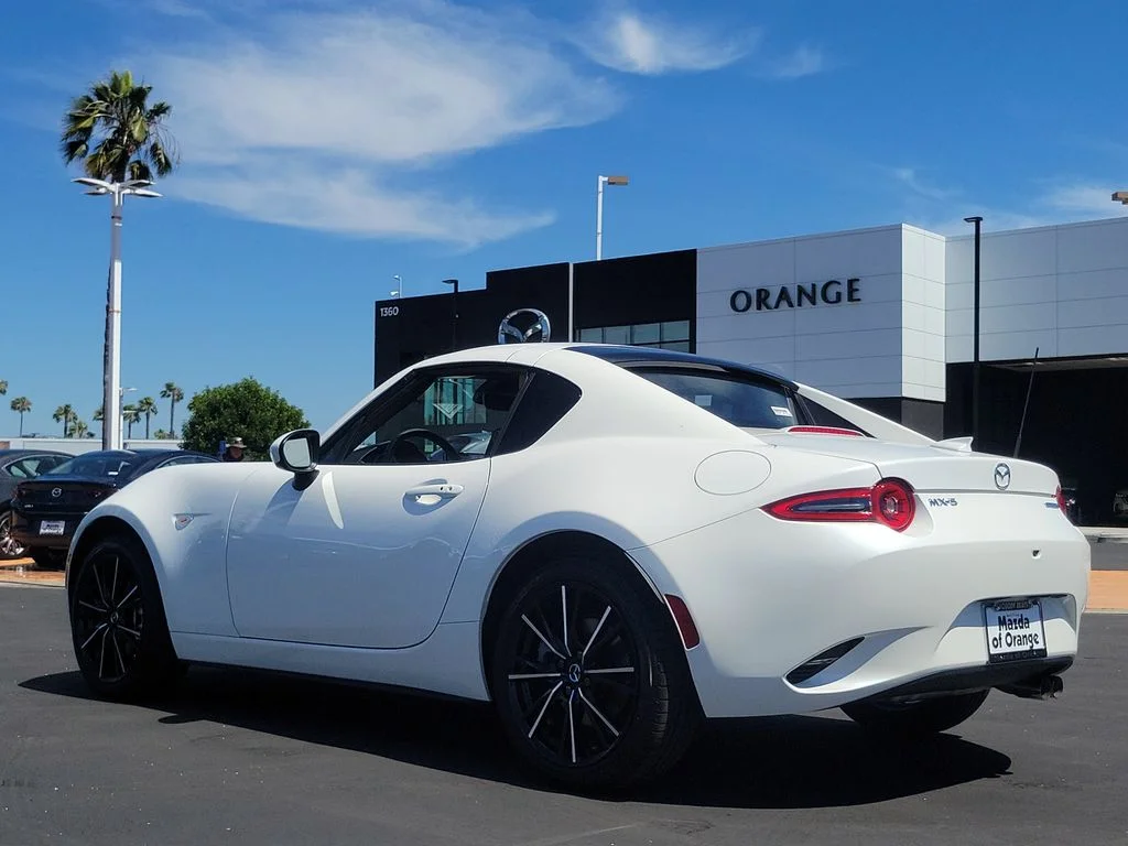 New 2026 Mazda MX-5 Miata RF Grand Touring CONVERTIBLE in Orange