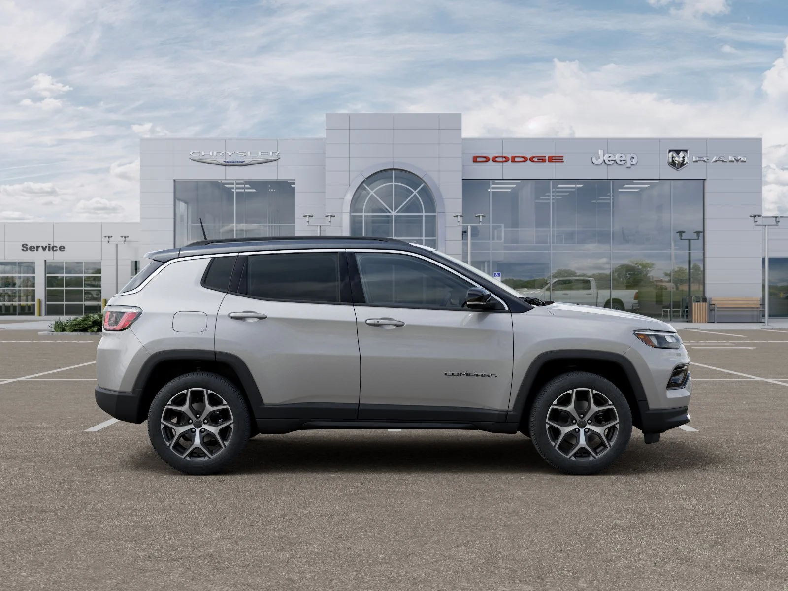 New 2026 Silver Zynith Metallic Clear-Coat Exterior Paint Jeep Limited image 48
