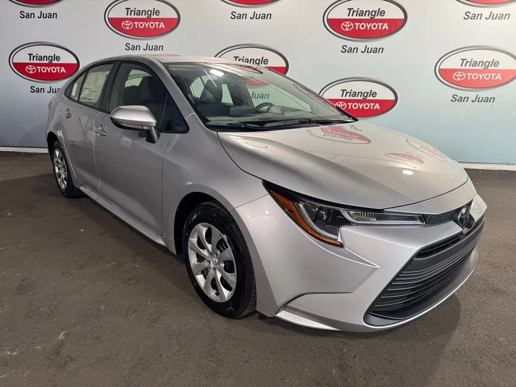 New 2026 Silver Toyota LE image 3