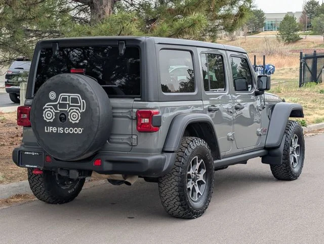Used 2021 Gray Clearcoat Jeep Unlimited Rubicon image 3