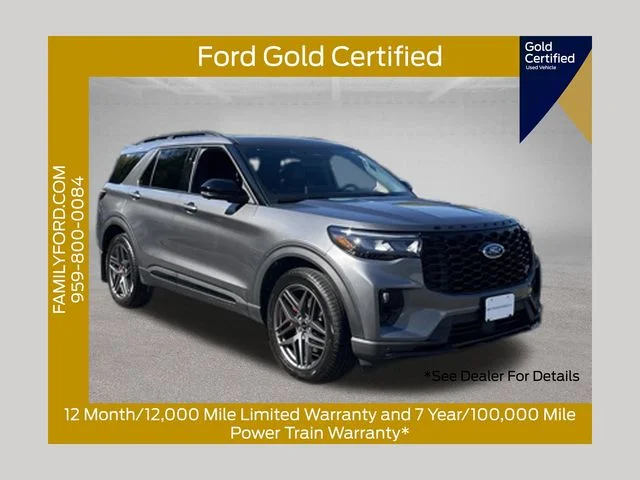 Certified Used 2025 Gray Metallic Ford ST image 1