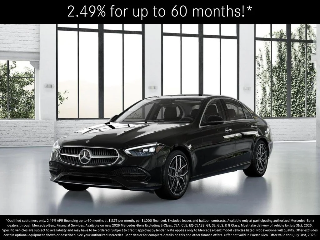 New 2026 Black Mercedes-Benz C 300 image 40