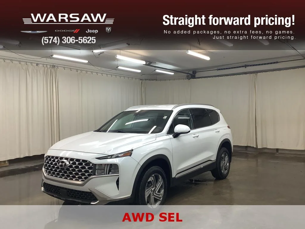 Used 2022 Quartz White Hyundai SEL image 1