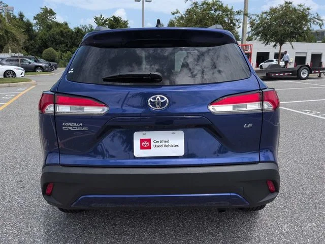Certified Used 2025 Blue Toyota LE image 5