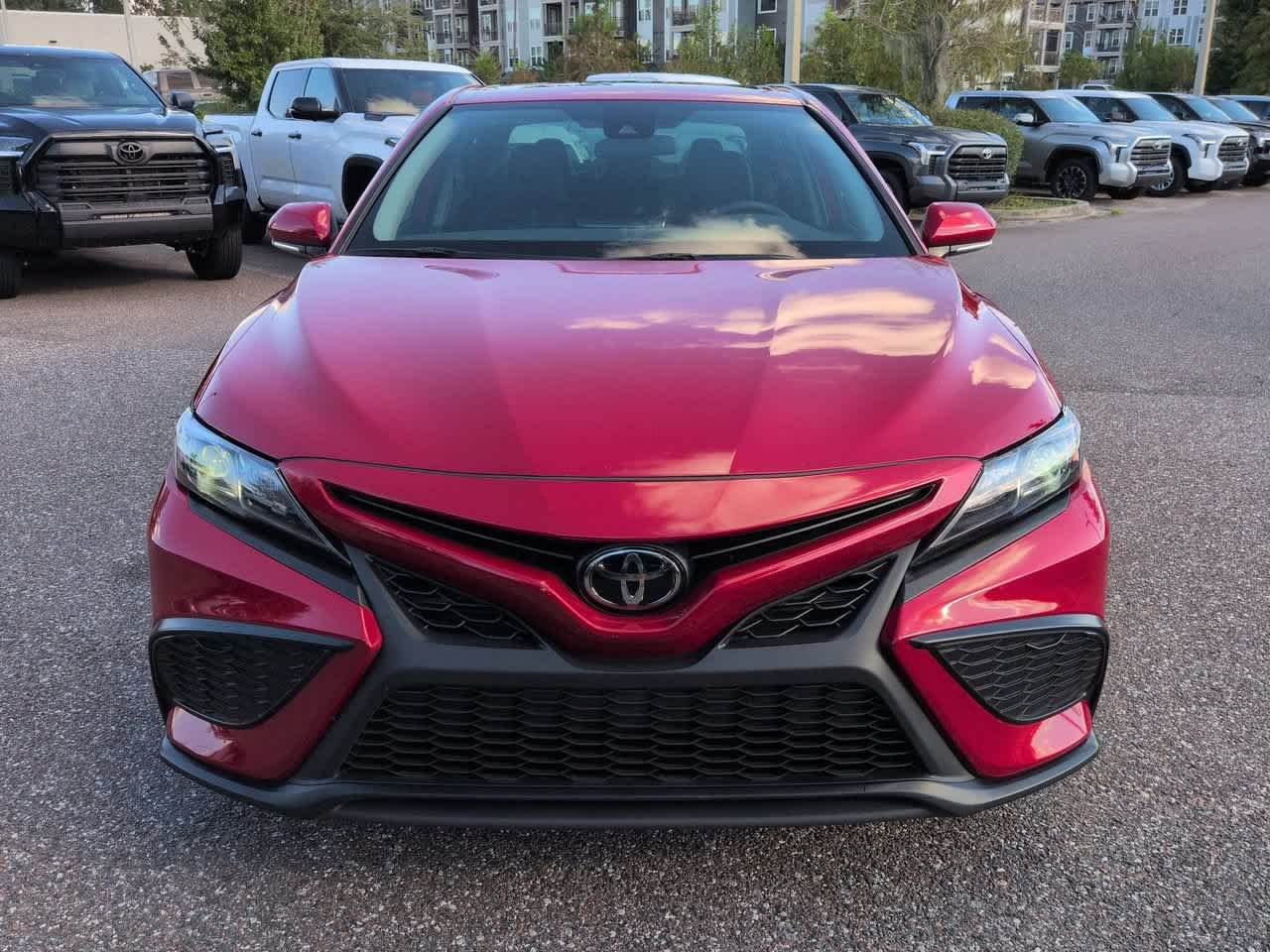 Used 2024 Supersonic Red Toyota SE image 9