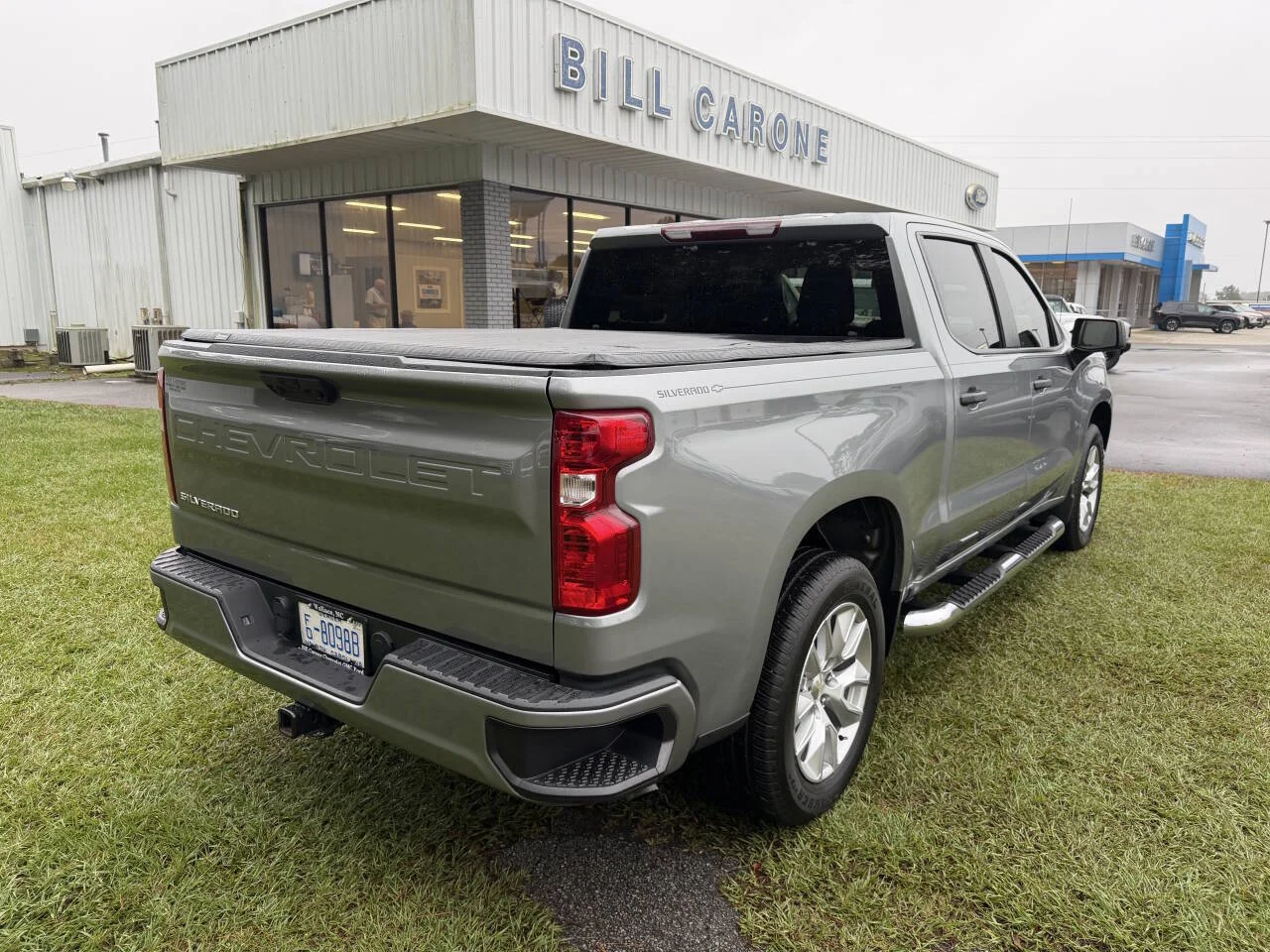 Used 2024 Gray Chevrolet Custom 4x2 4dr Crew Cab 5.8 ft. SB image 15