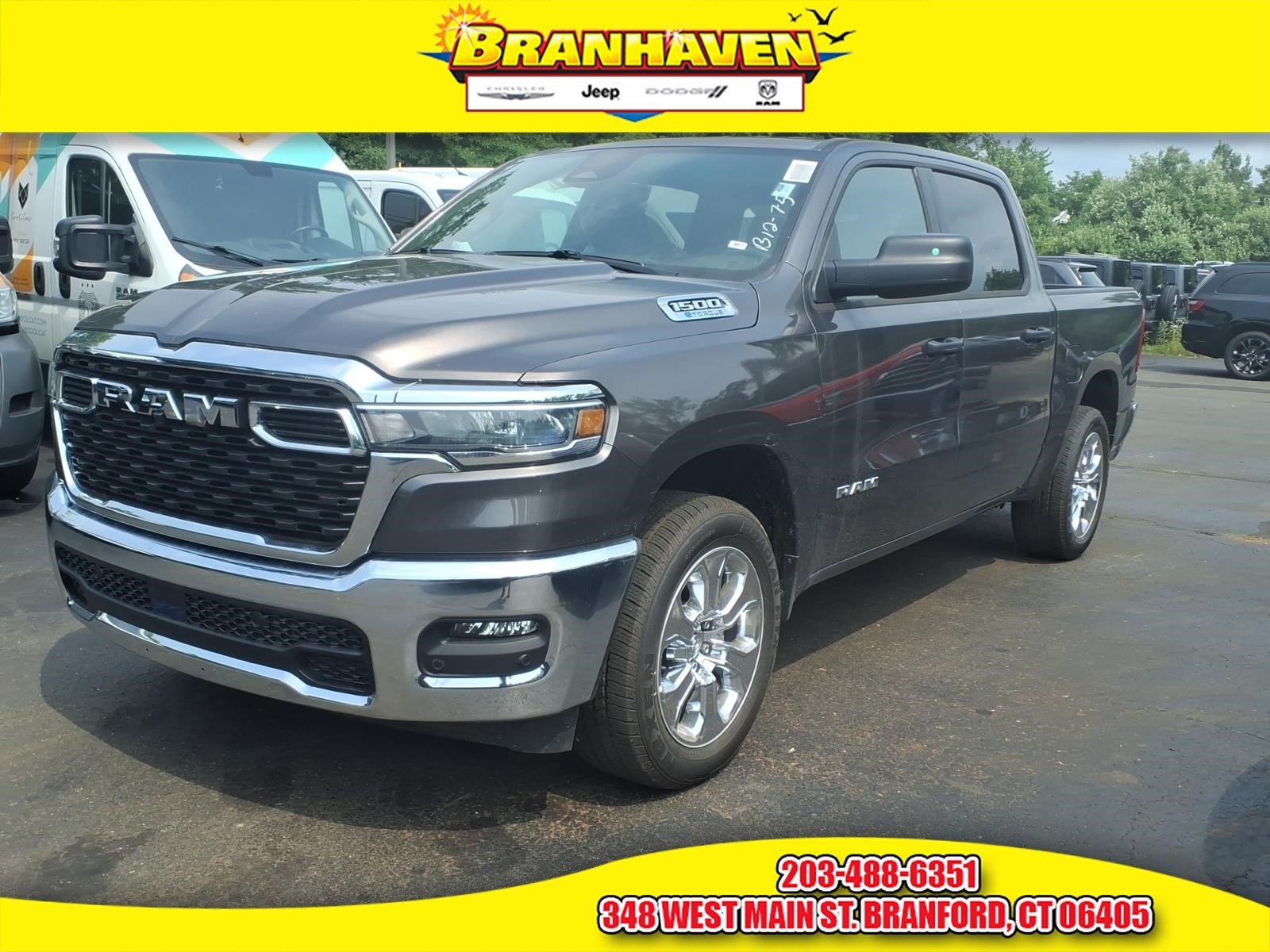 New 2026 Granite Crystal Metallic Clear-Coat Exterior Paint RAM Big Horn/Lone Star image 1