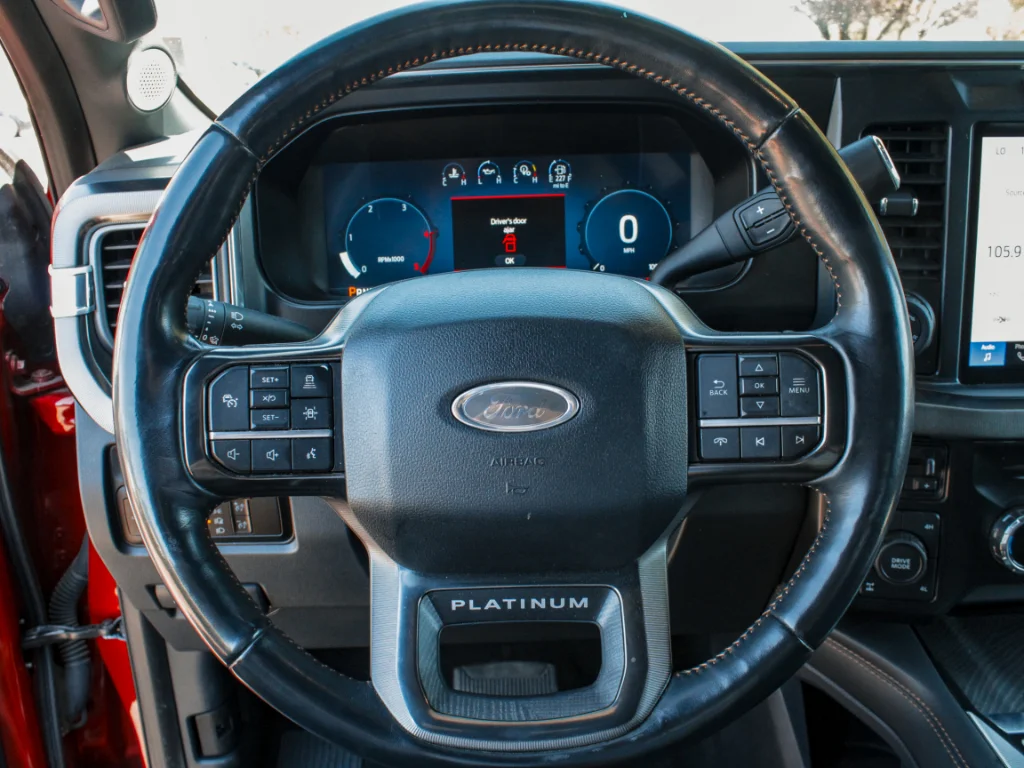 Used 2024 RAPID RED Ford Platinum image 14