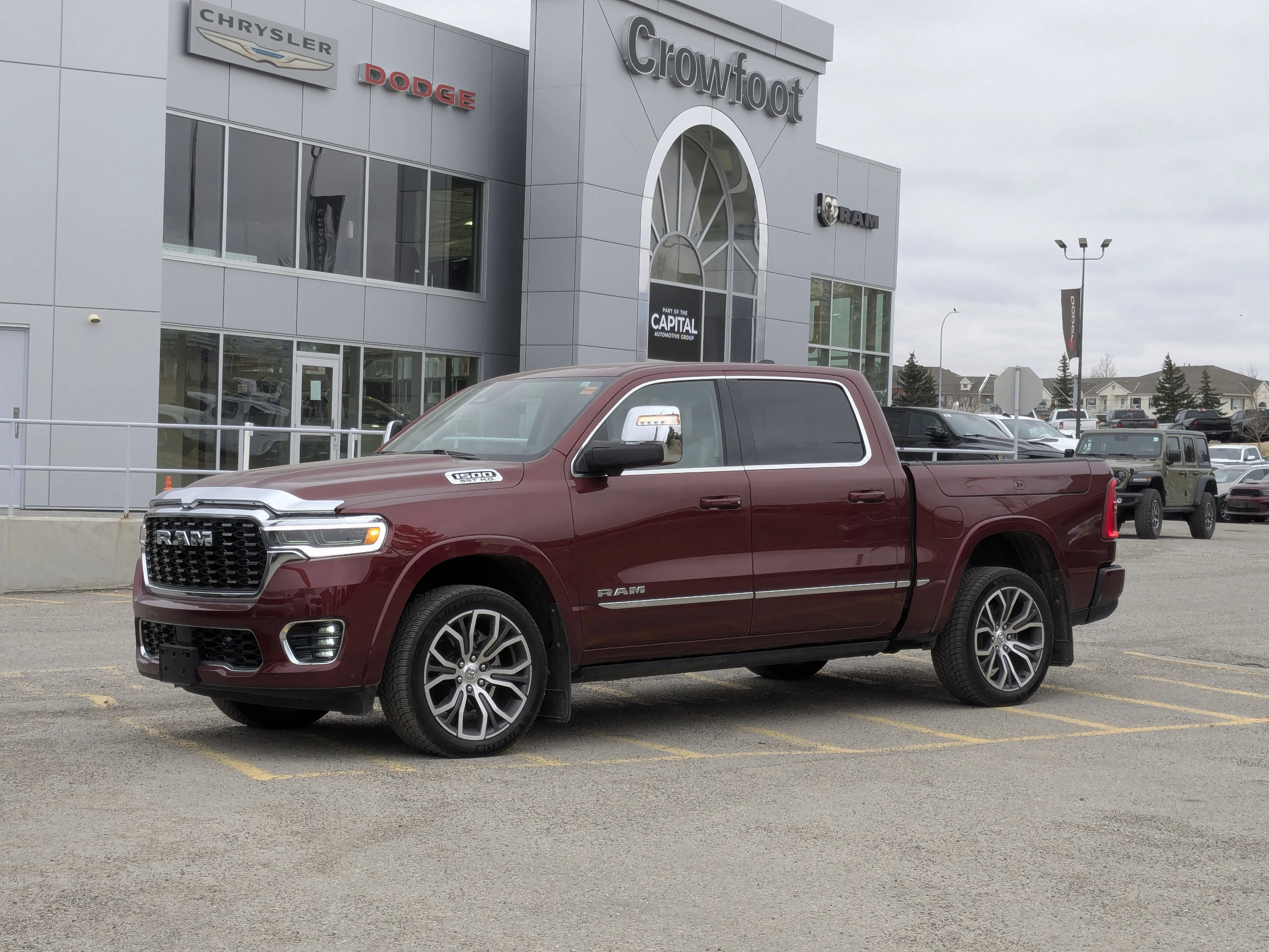 Used 2025 Red RAM Tungsten - Towing Tech Grp - Trailer Tow Grp - Bed Utility Grp - Multi-Function Tailgate - HO Engine image 1