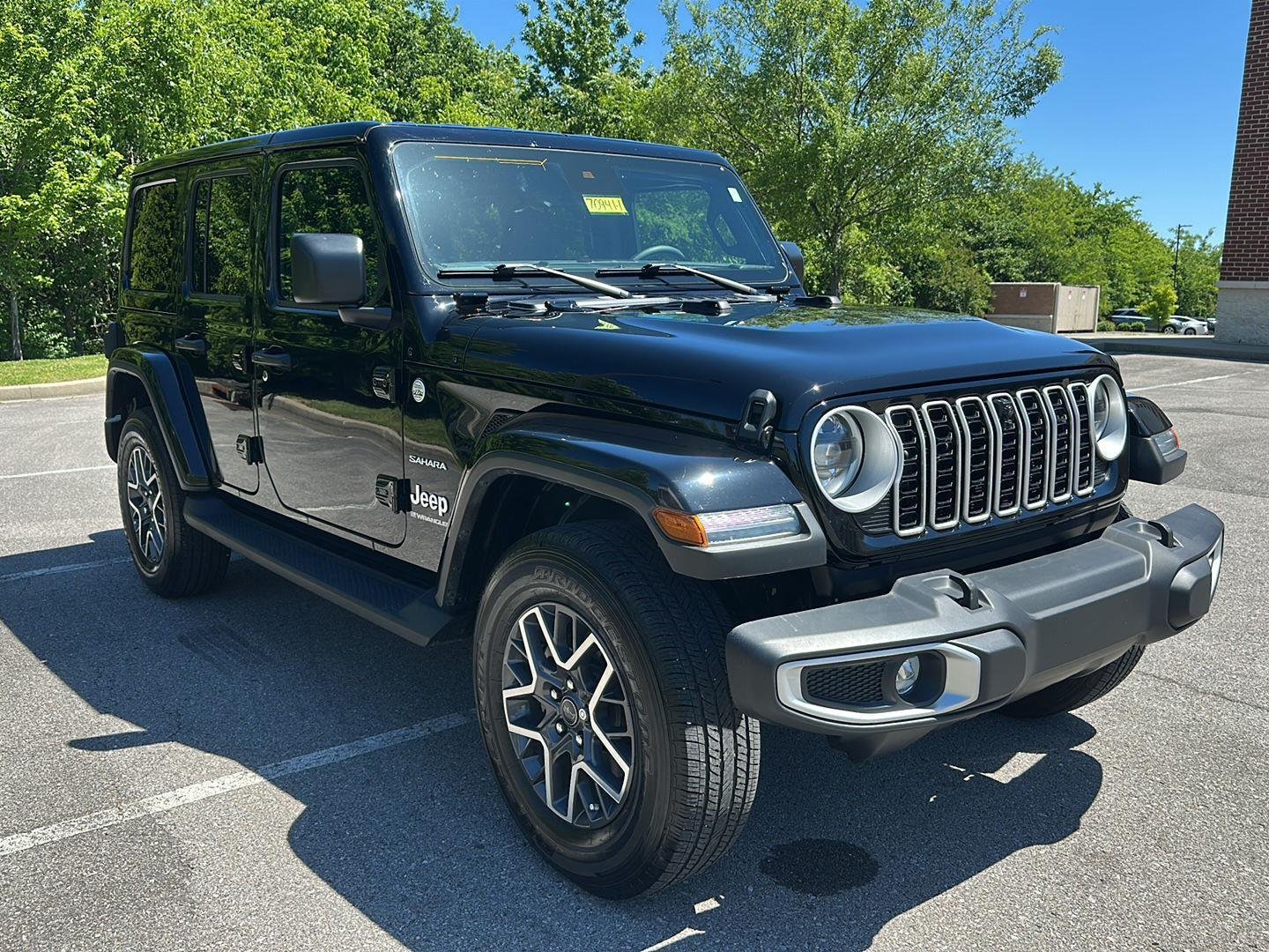 Used 2024 Black Clearcoat Jeep Sahara image 7