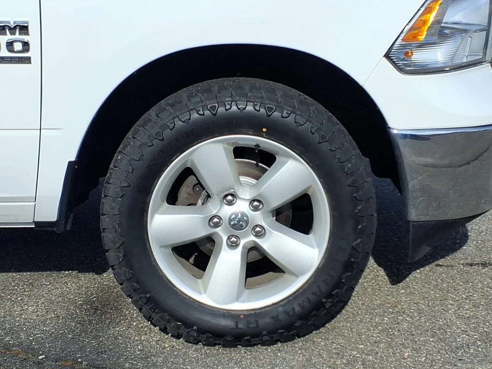 Used 2024 Bright White Clearcoat Ram SLT image 12