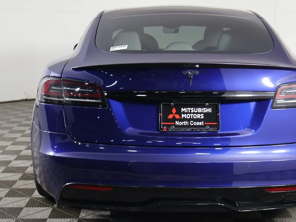 Used 2023 Blue Tesla Plaid image 18
