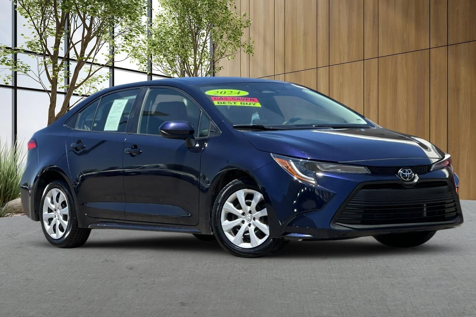 Used 2024 Blue Toyota LE image 1