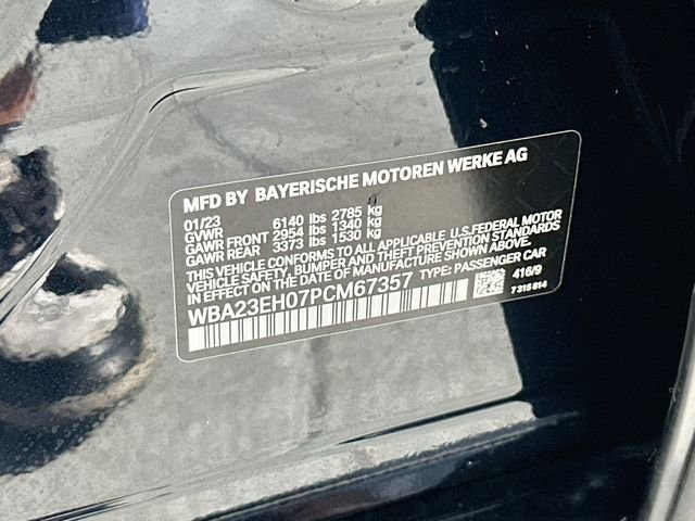 Certified Used 2023 Black BMW 740i image 34