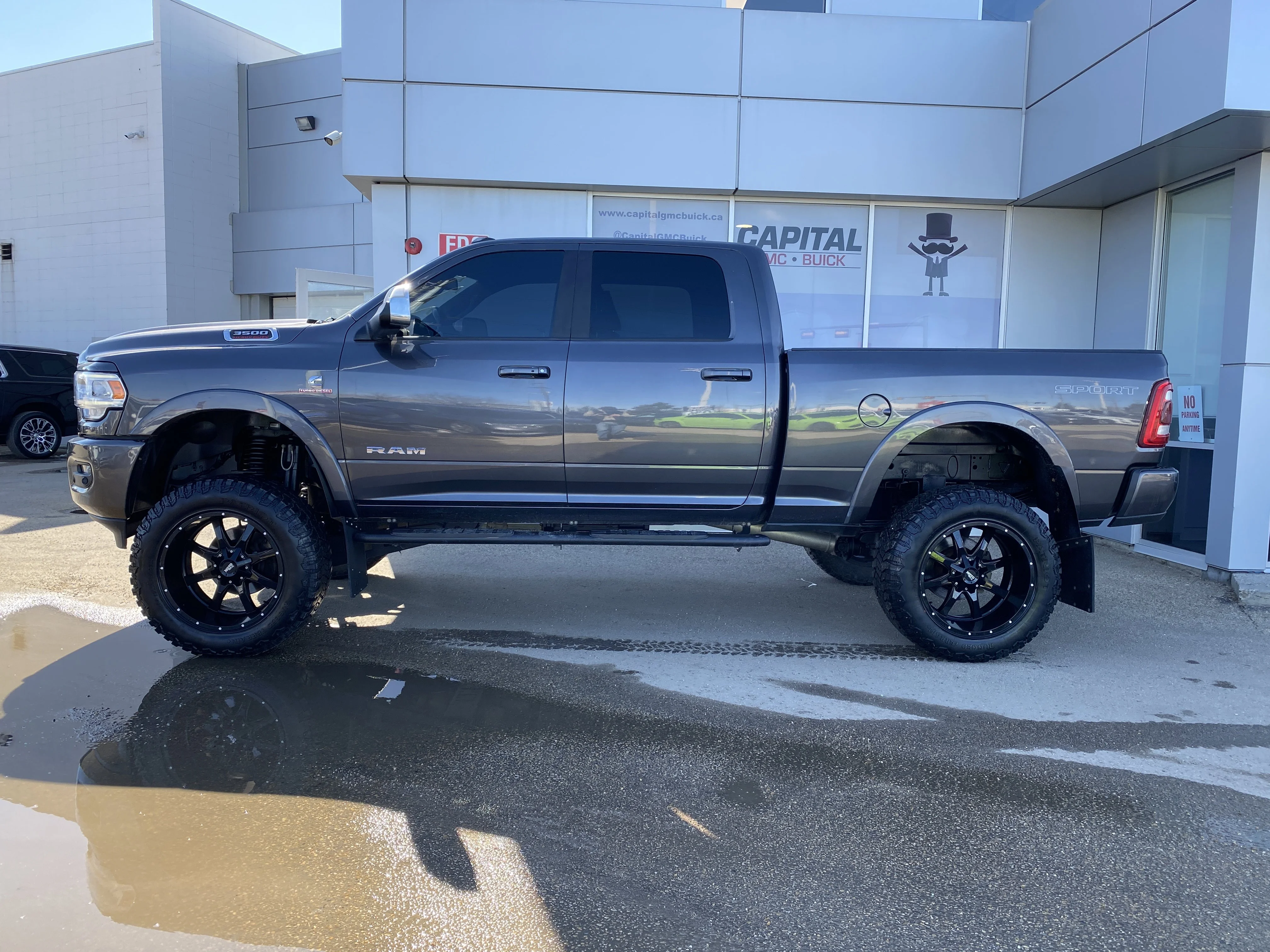 Certified Used 2022 Gray Ram Laramie * LIFTED * WHEELS AND TIRES * image 2