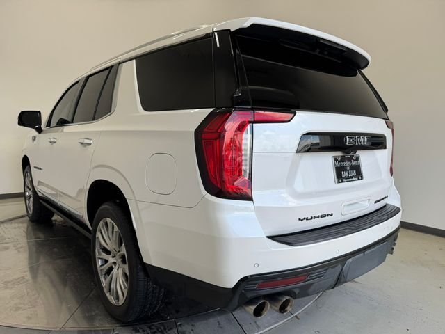 Used 2021 White Frost Tricoat GMC Denali image 9
