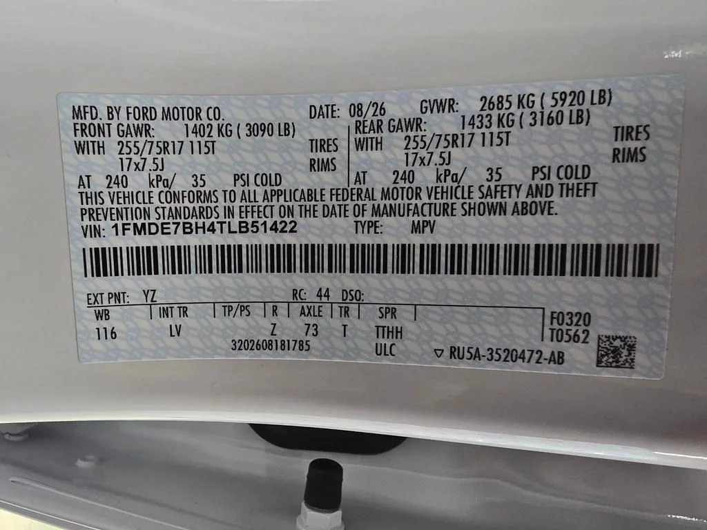 New 2026 Oxford White Ford Big Bend® image 27