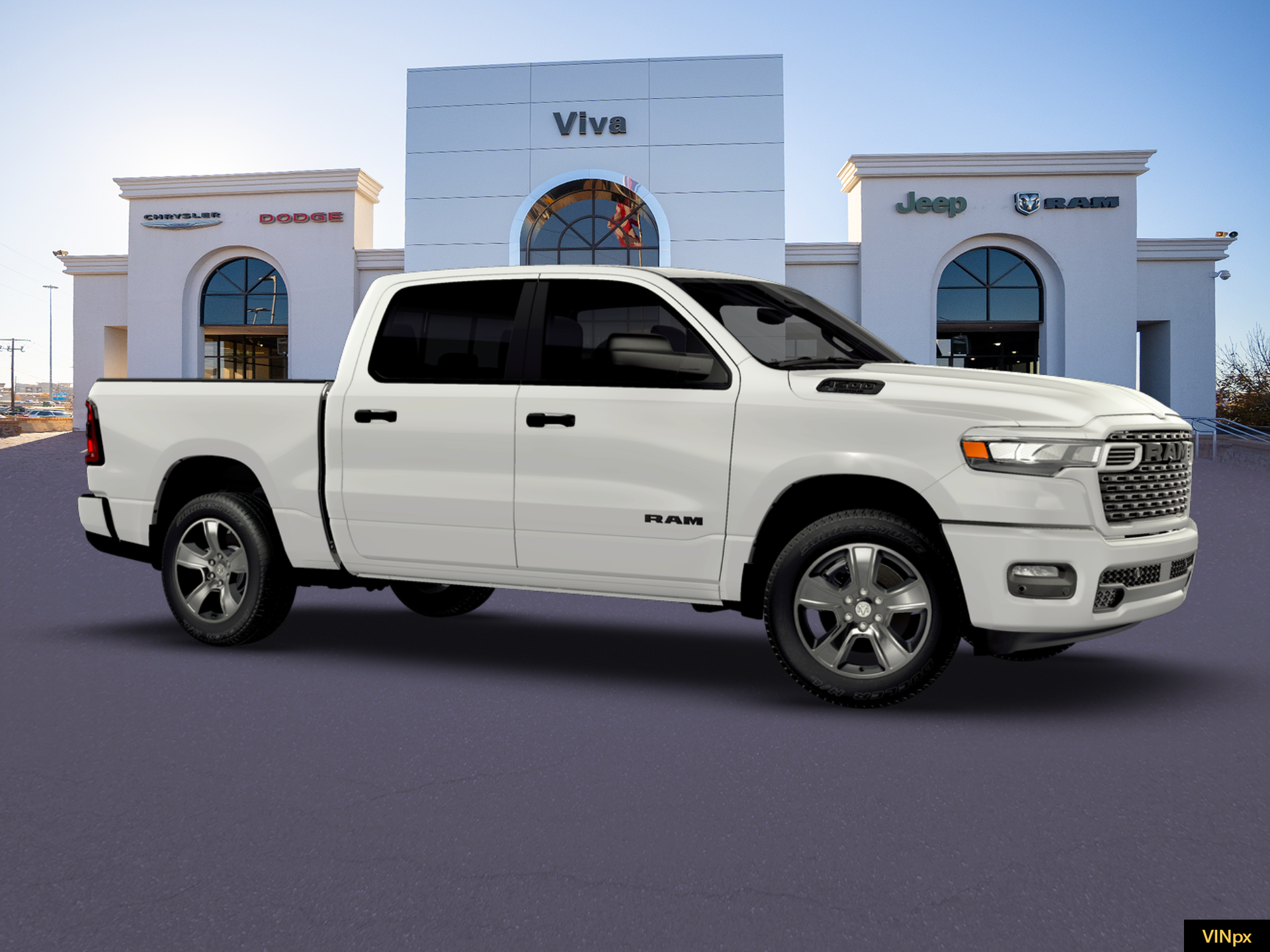 New 2026 Bright White Clear-Coat Exterior Paint RAM  image 22