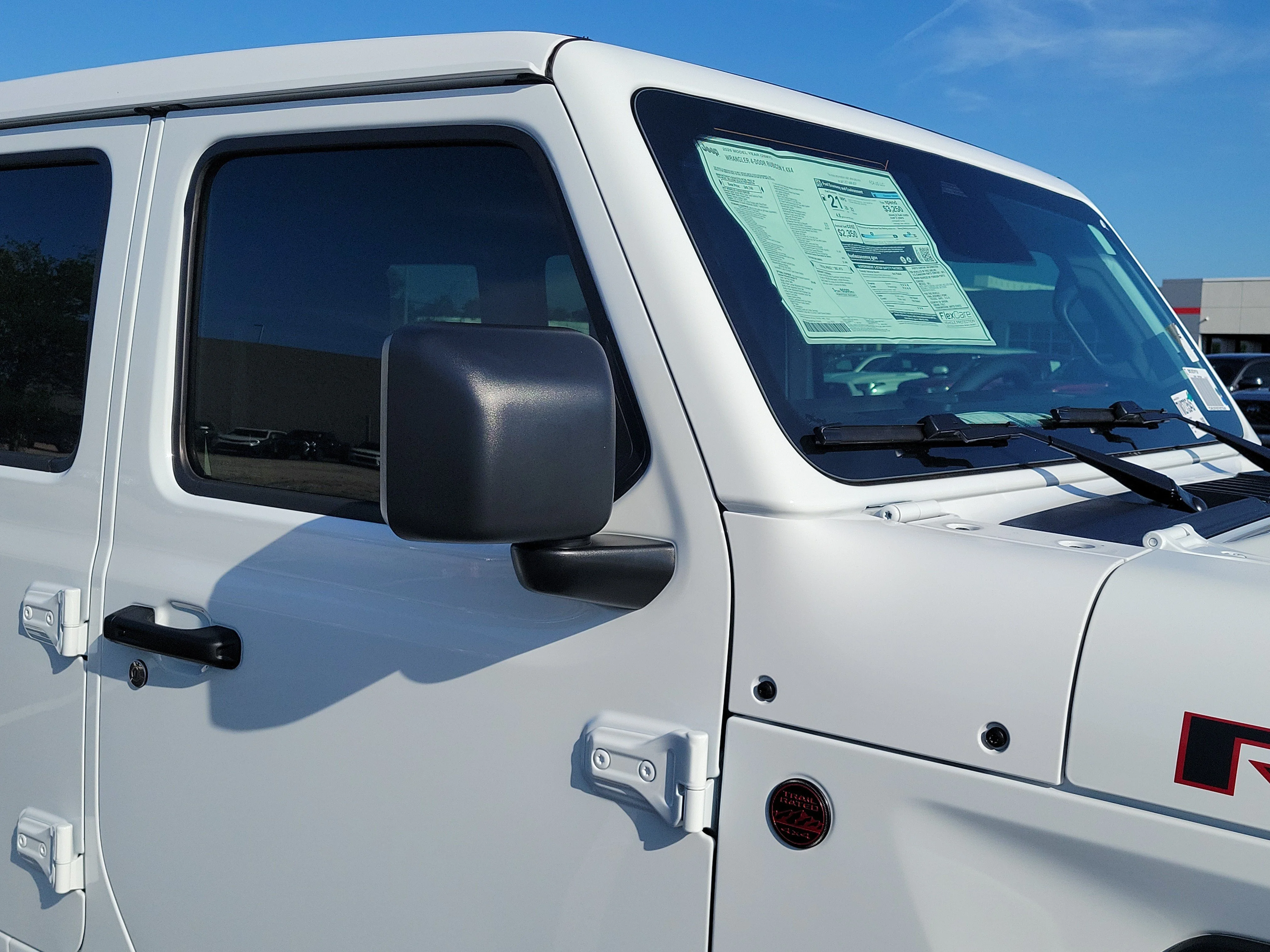 New 2026 Bright White Clearcoat Jeep Rubicon X image 9