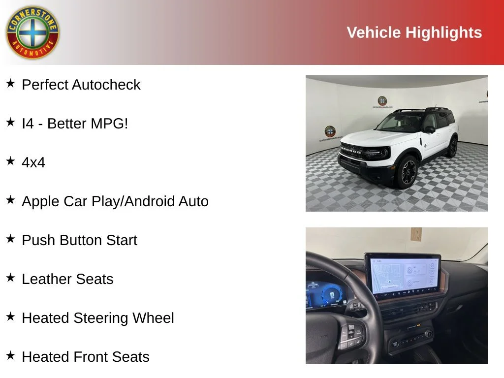 Used 2025 Ford Bronco Sport Outer Banks with VIN 3FMCR9CN2SRE34580 for sale in Elk River, Minnesota