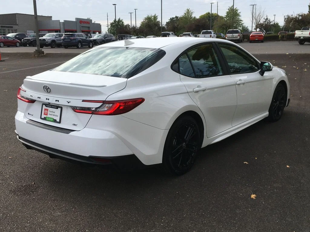 Certified Used 2025 White Toyota SE image 8