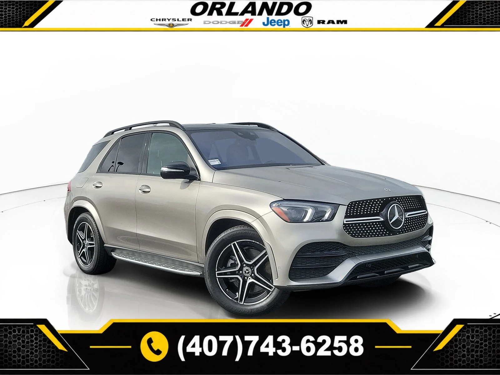 Used 2022 Mojave Silver Metallic Mercedes-Benz GLE 450 image 1