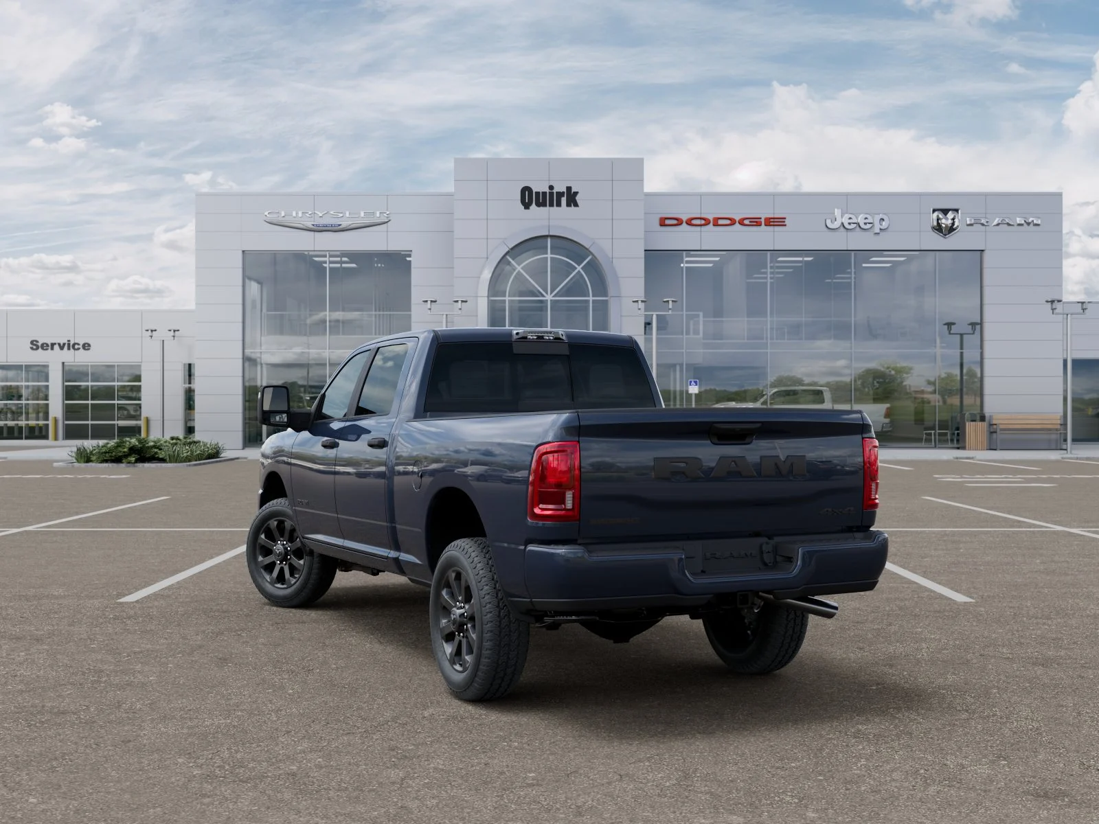 New 2026 Forged Blue Metallic Exterior Paint RAM Big Horn image 29