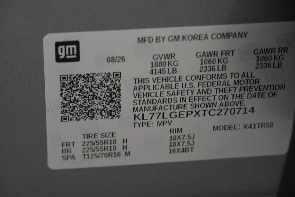 New 2026 Sterling Gray Metallic Chevrolet 1RS image 42