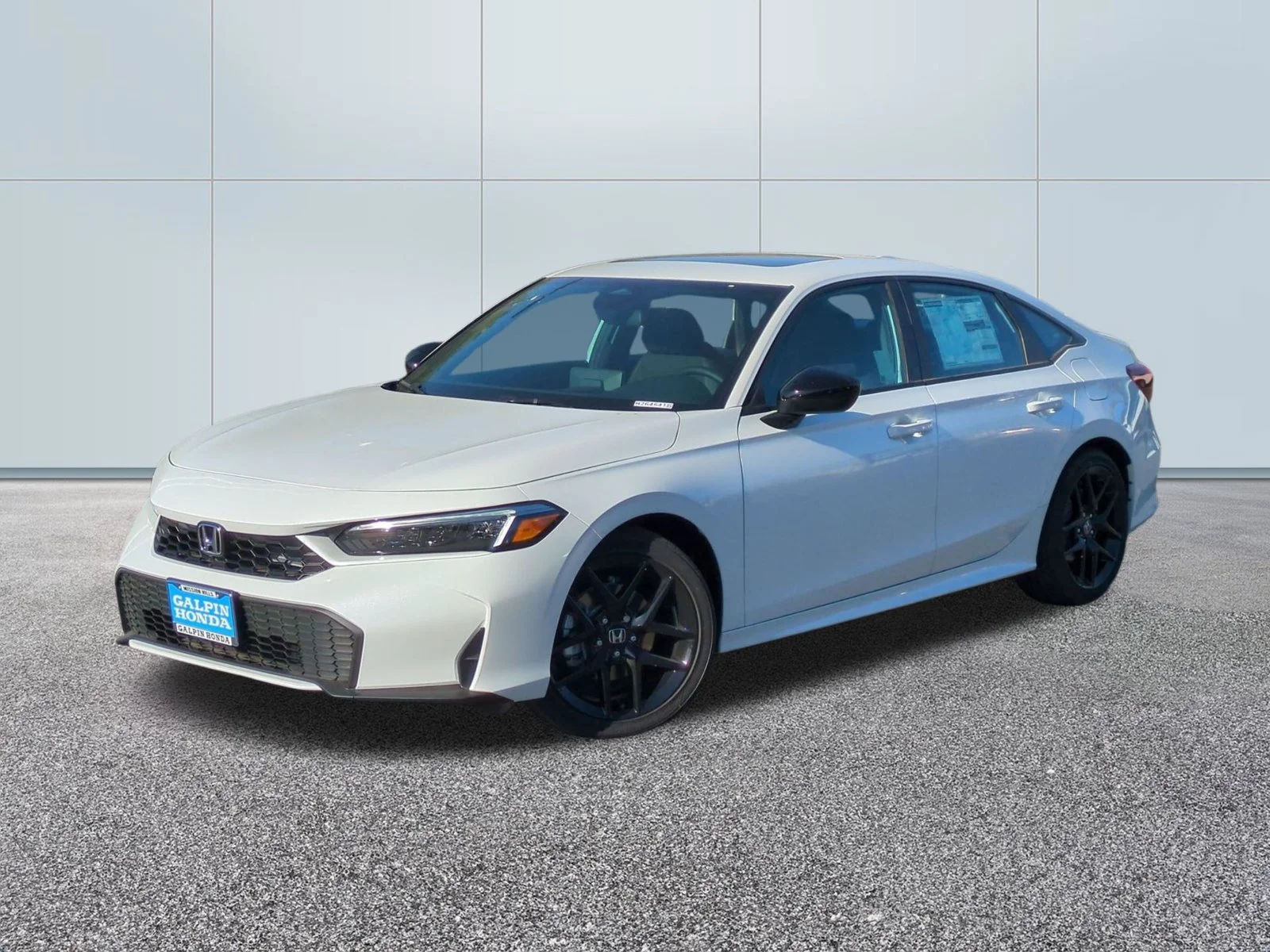 New 2026 Platinum White Pearl Honda 2WD Sport Hybrid image 1