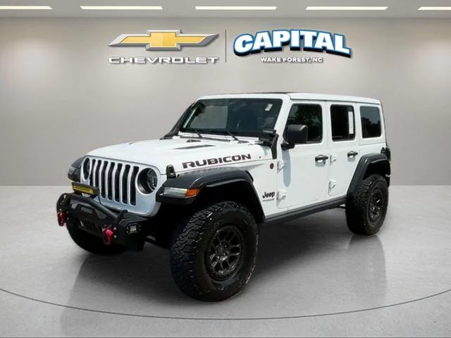 Used 2022 White Jeep Unlimited Rubicon image 1
