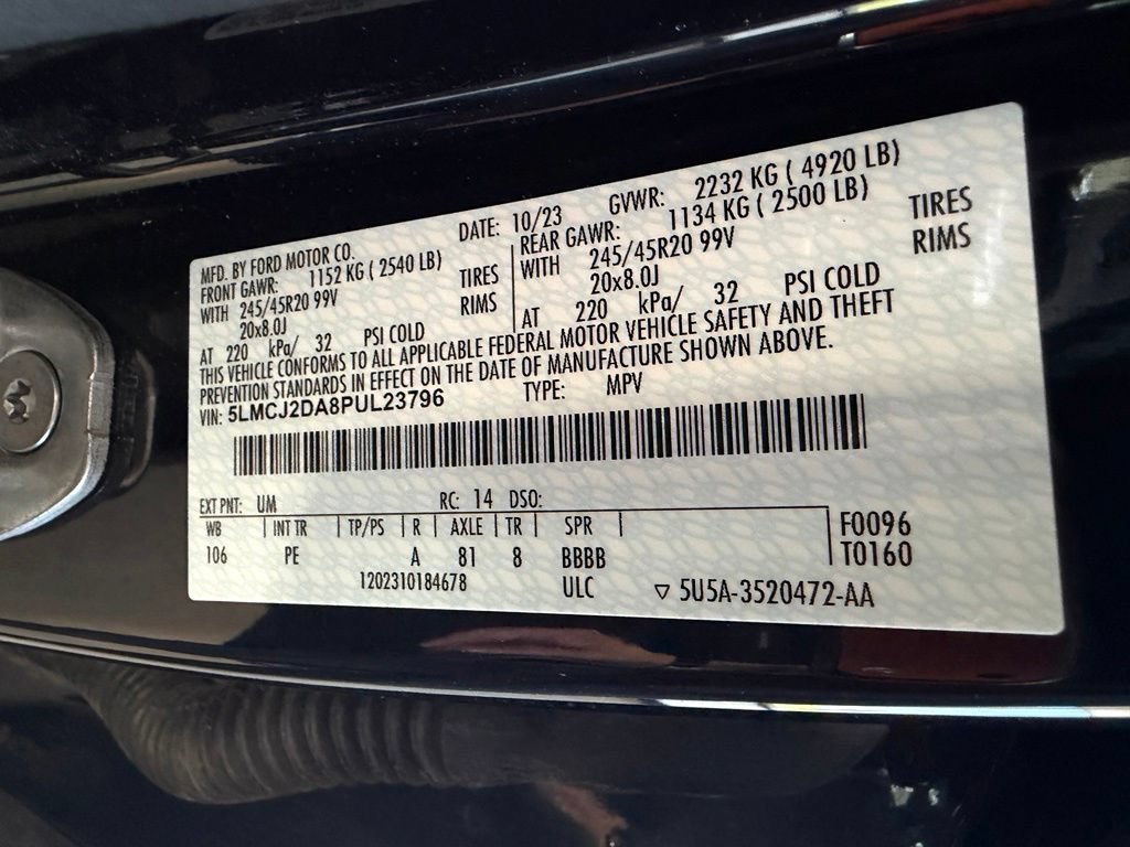 Used 2023 Black Metallic Lincoln Reserve image 52