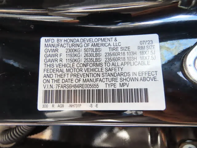Certified Used 2024 Crystal Black Pearl Honda Sport-L image 29