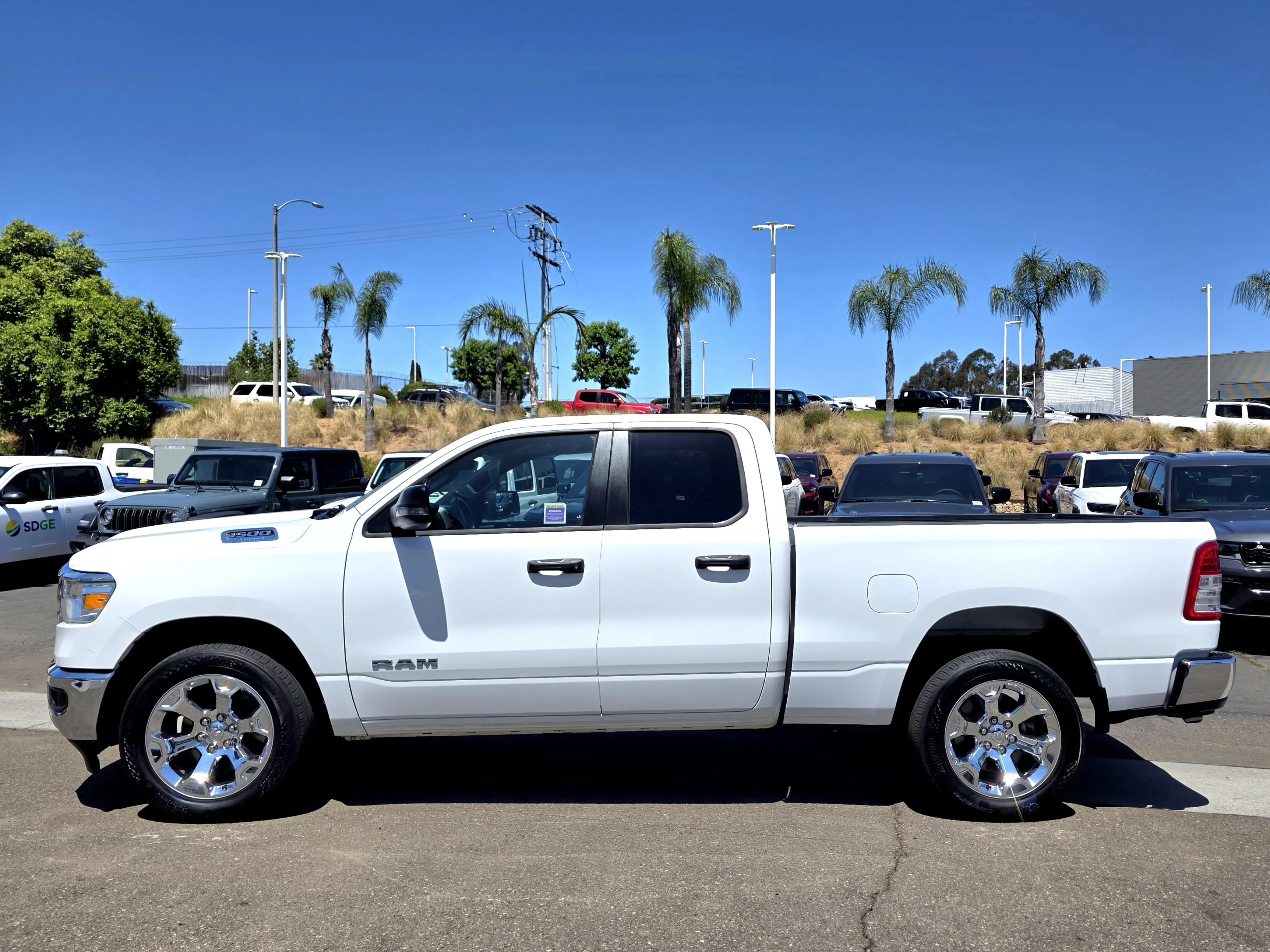 Certified Used 2024 Bright White Clearcoat Ram Big Horn/Lone Star image 2