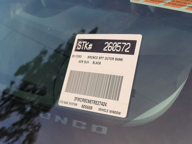 New 2026 Shadow Black Ford Outer Banks® image 26