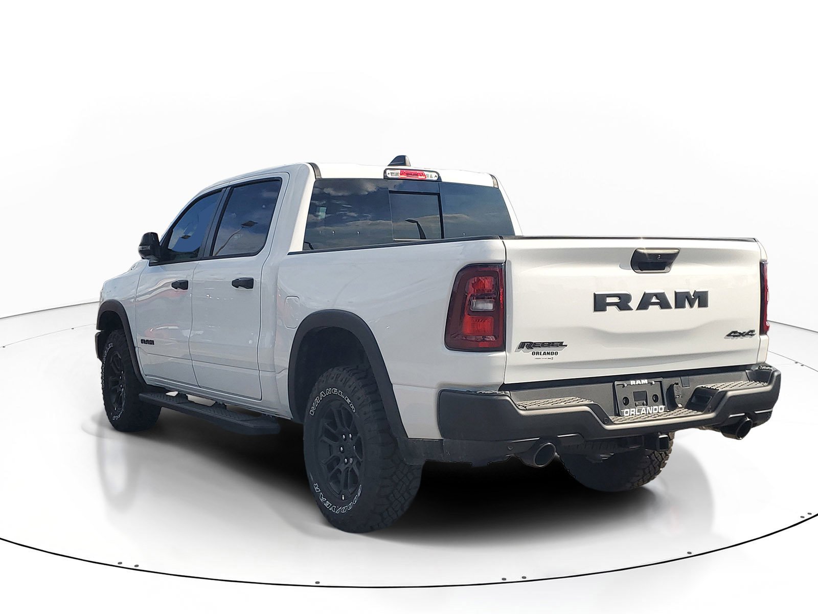 New 2026 Bright White Clear-Coat Exterior Paint RAM Rebel image 2