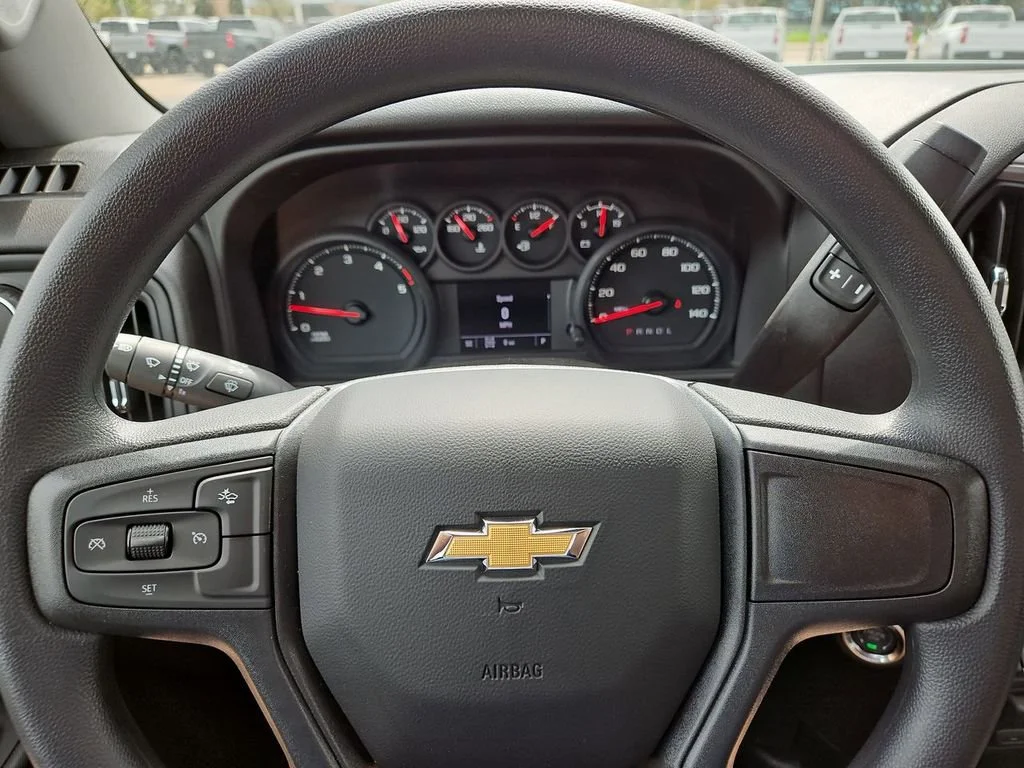 New 2025 Summit White Chevrolet Work Truck image 3
