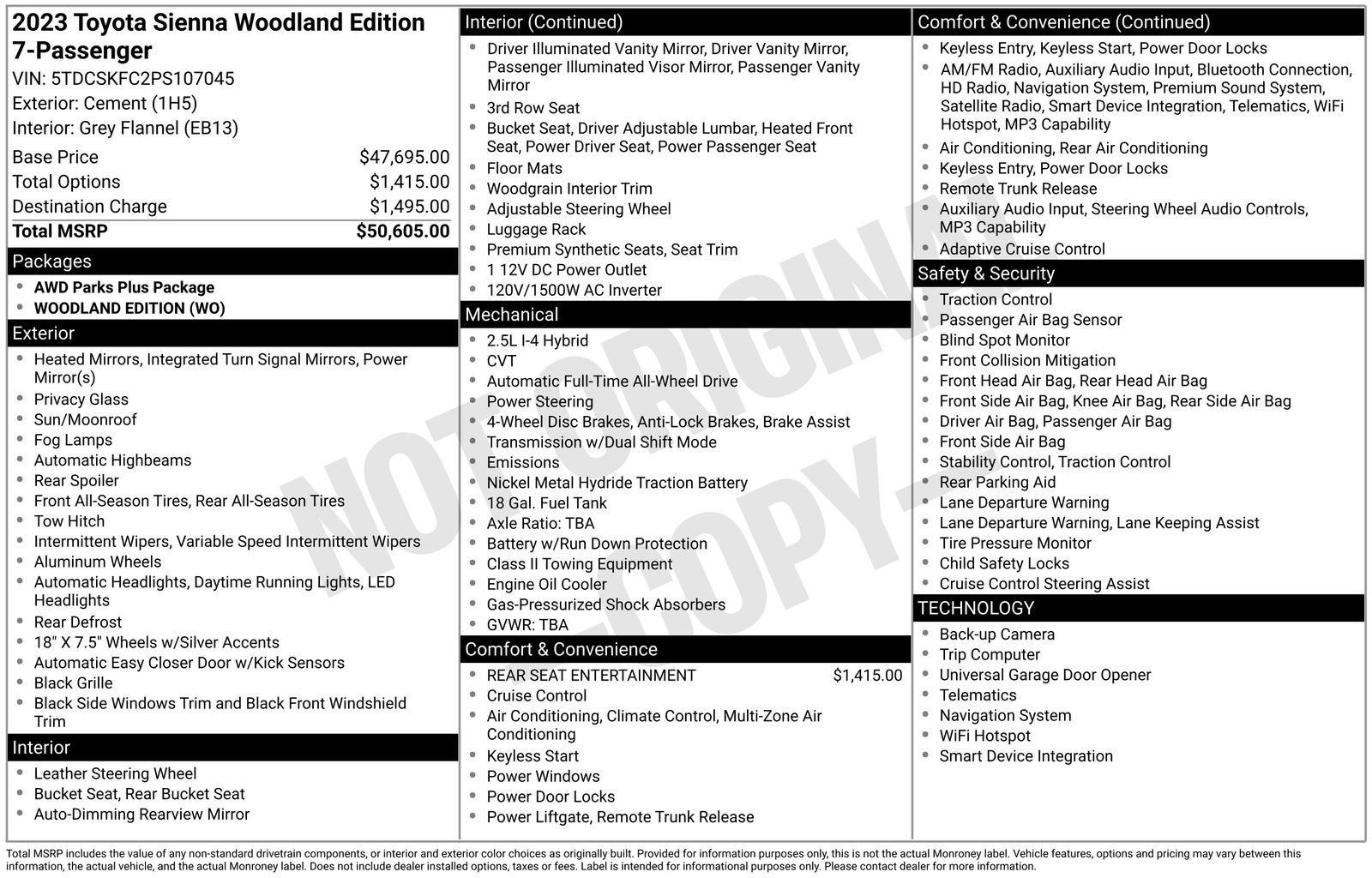 Used 2023 Gray Toyota Woodland Edition image 8