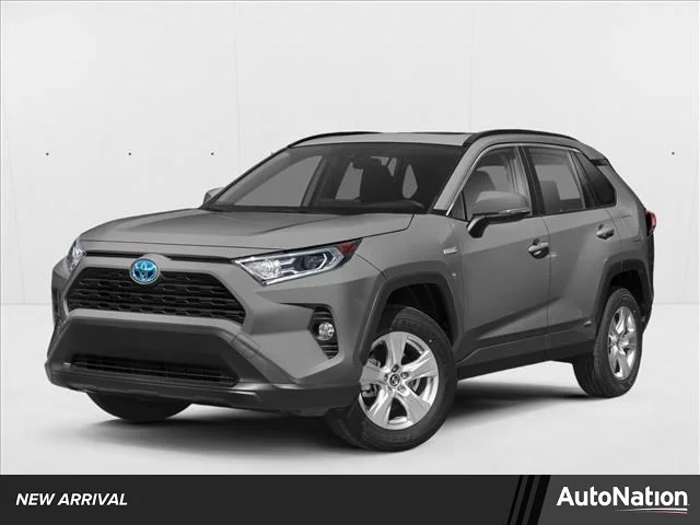 Used 2020 Silver Sky Metallic Toyota Hybrid XLE image 1