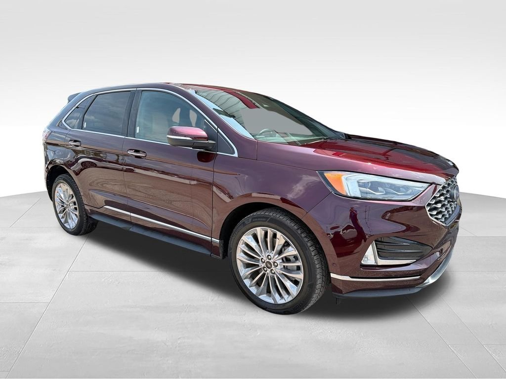 Used 2023 Red Ford Titanium image 7