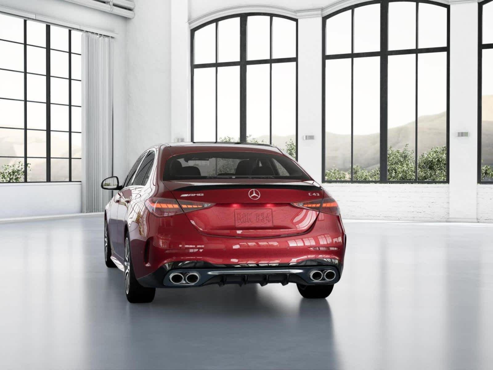 New 2026 MANUFAKTUR Patagonia Red Metallic Mercedes-Benz AMG® C 43 4MATIC® Sedan image 25